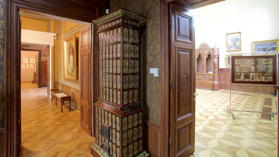 Bucharest which includes art and interior views