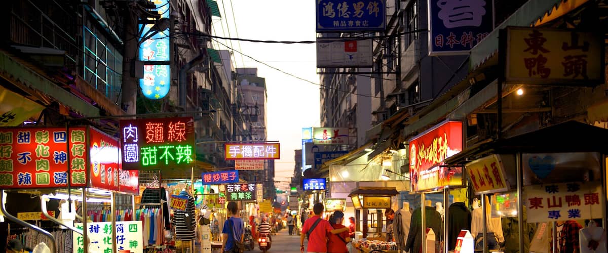 Taoyuan County featuring a city