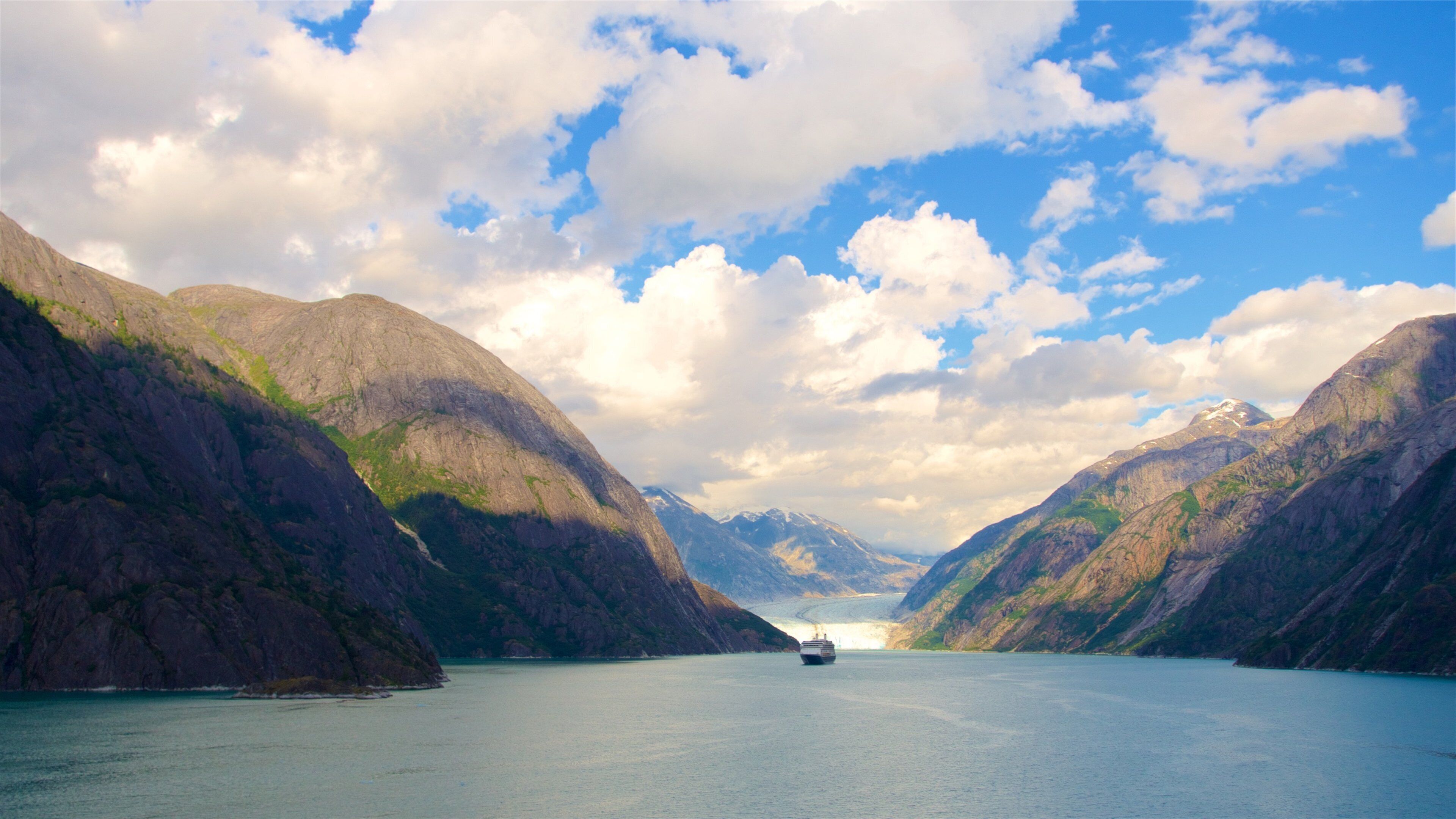 Tracy Arm featuring a river or creek and cruising