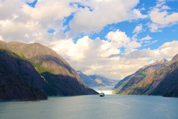 Tracy Arm featuring a river or creek and cruising