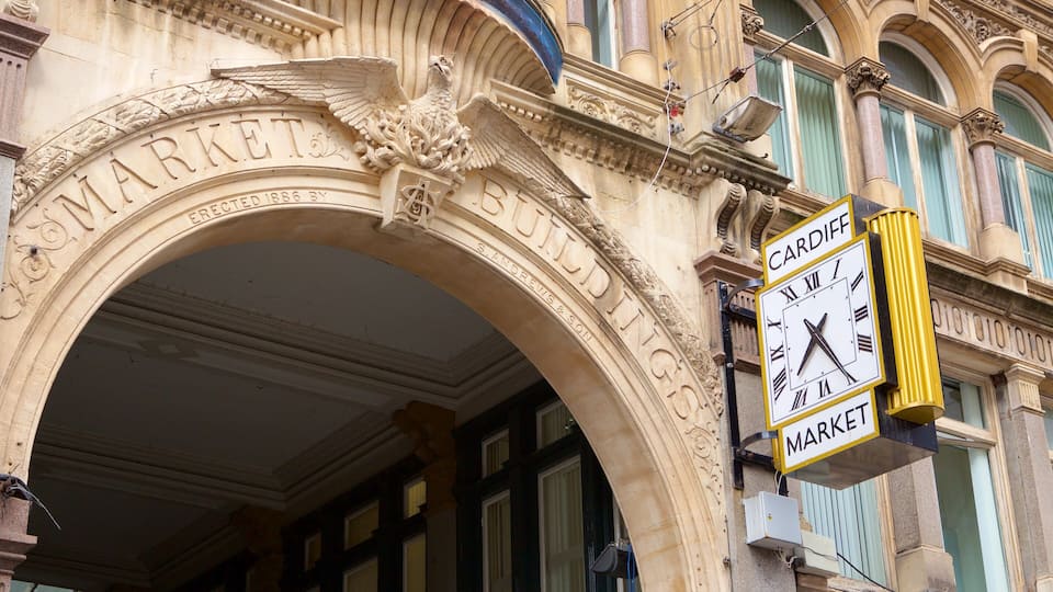 Cardiff featuring signage