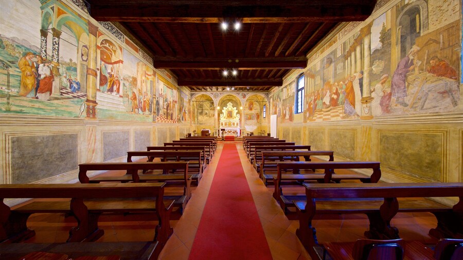 Padua inclusief kunst, een kerk of kathedraal en religieuze elementen