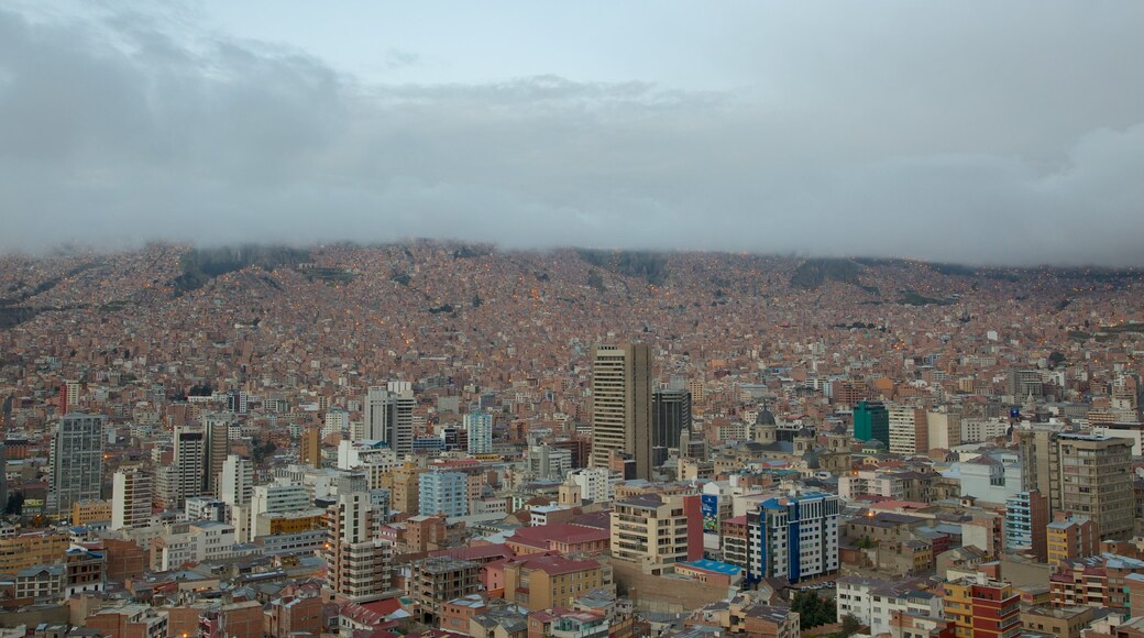 La Paz showing a city
