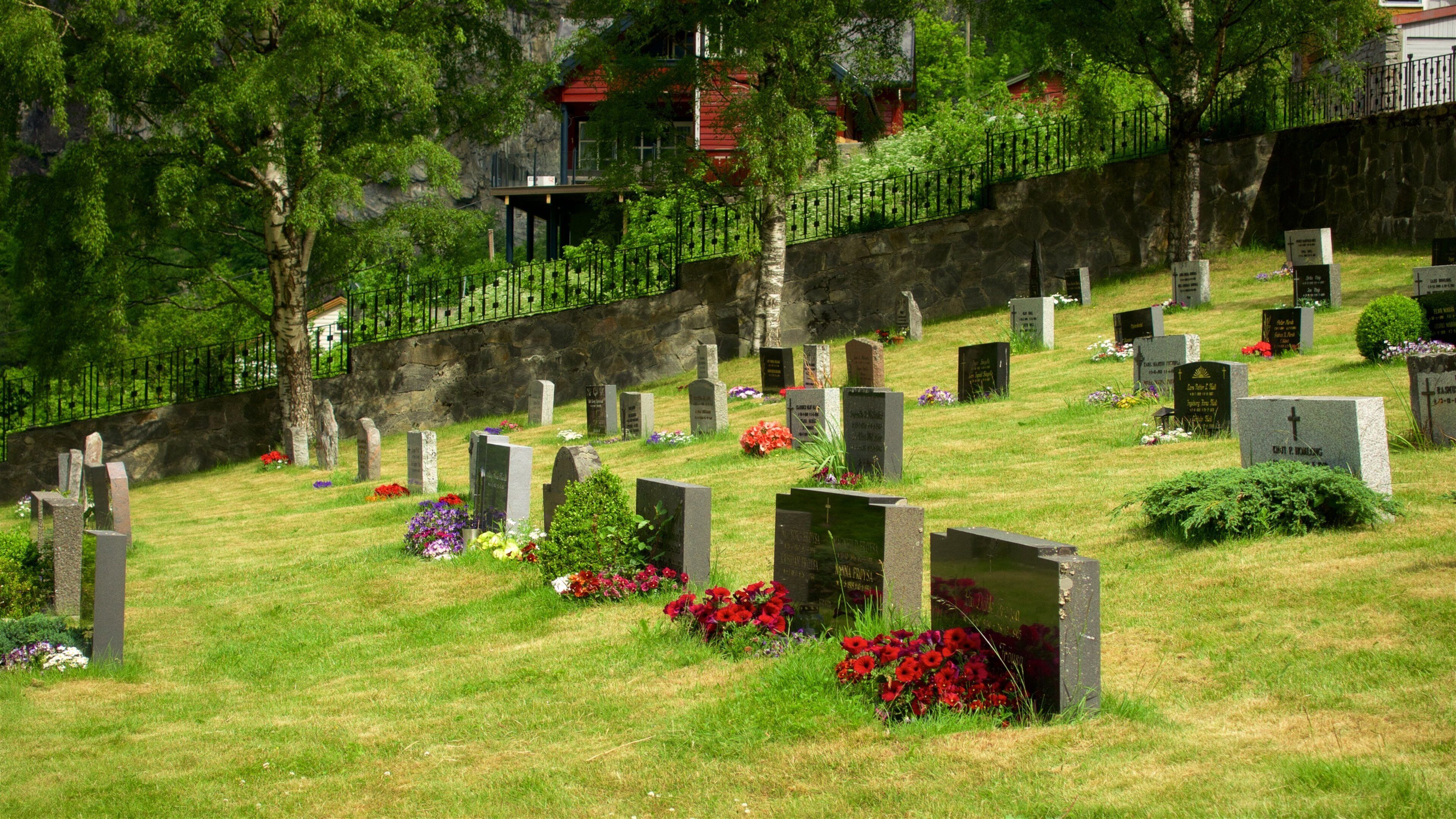 Alesund - More og Romsdal featuring a cemetery and flowers