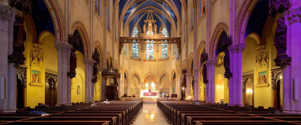 Church of Saint Mary the Virgin which includes interior views, heritage elements and a church or cathedral