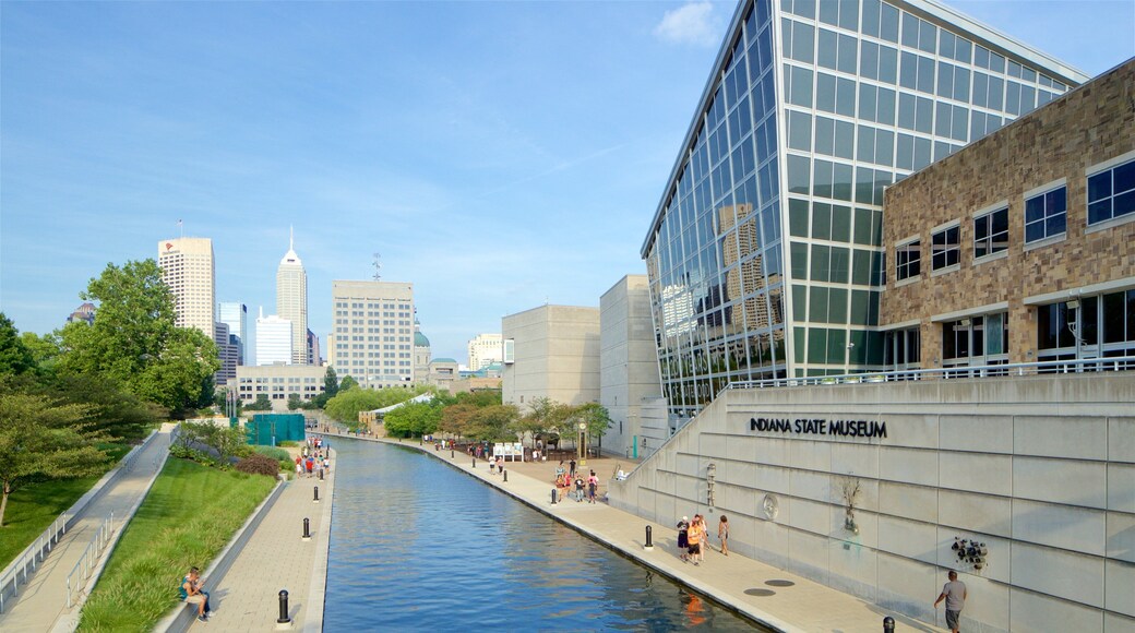 Central Canal which includes landscape views, a river or creek and a city