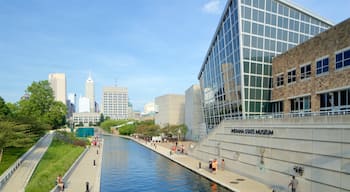 Central Canal which includes landscape views, a river or creek and a city