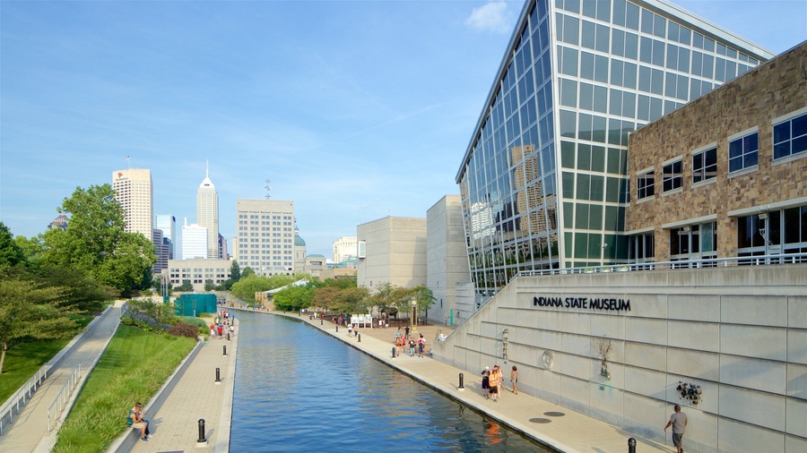 Central Canal which includes landscape views, a river or creek and a city