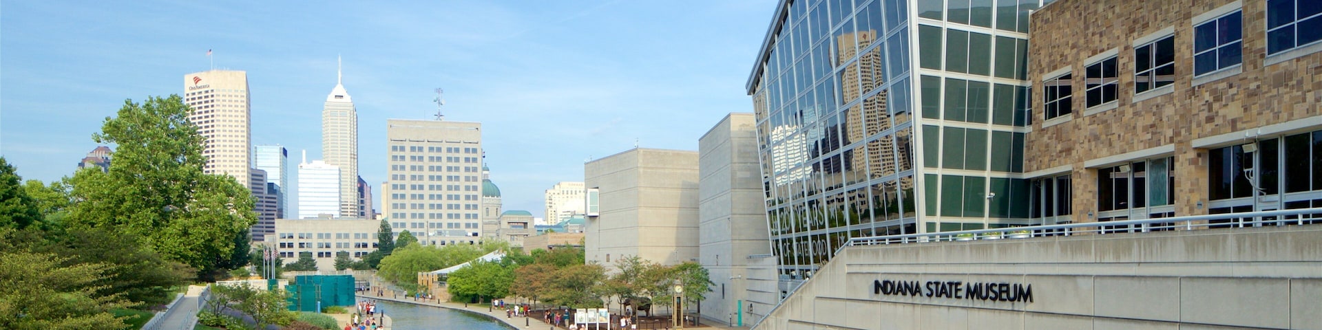 Central Canal which includes landscape views, a river or creek and a city
