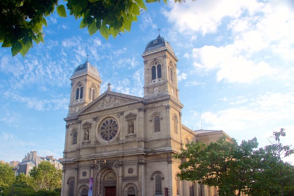Paris showing a church or cathedral, heritage elements and heritage architecture