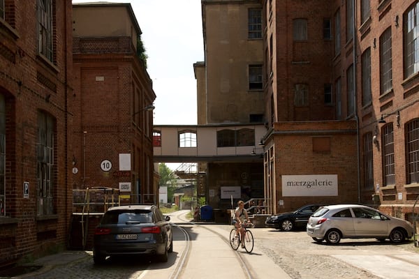 Leipzig mettant en vedette vélo