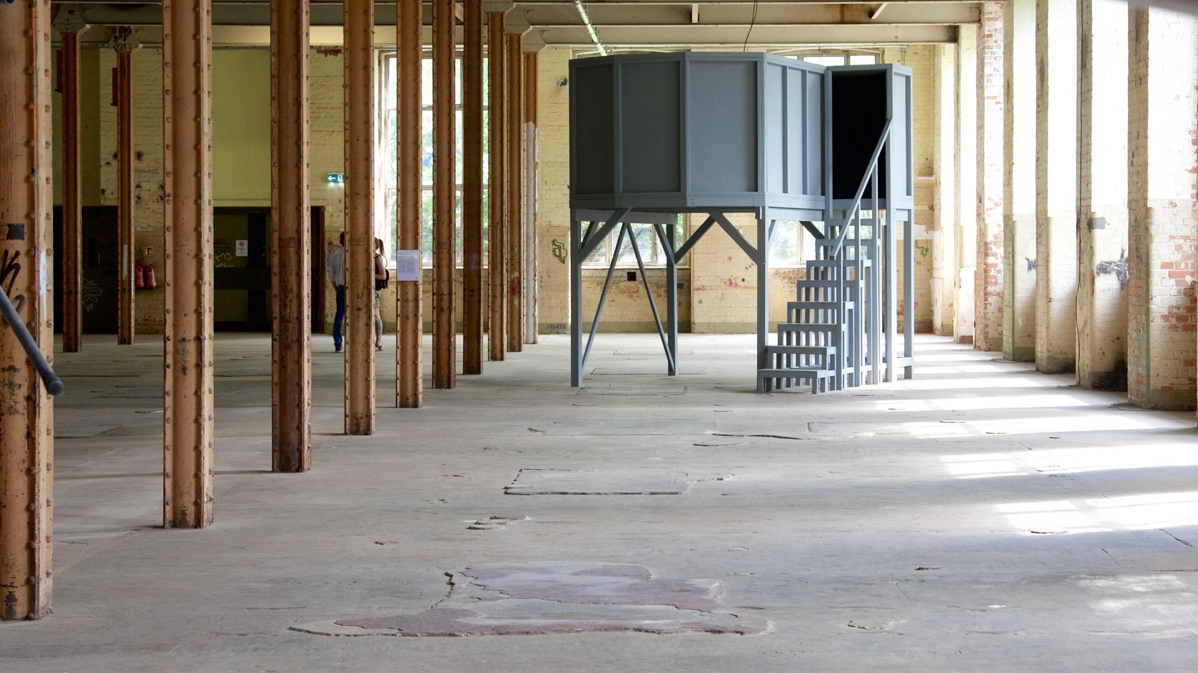 Leipziger Baumwollspinnerei which includes interior views