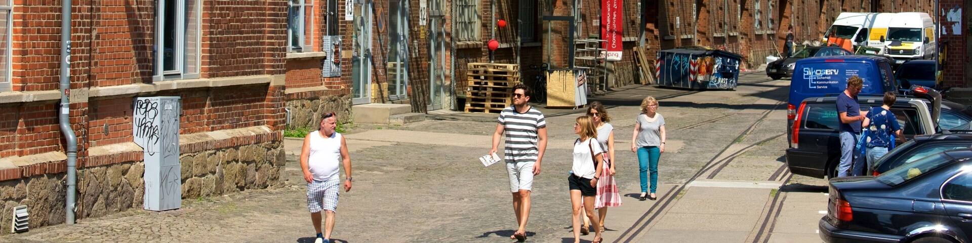 Leipzig as well as a small group of people