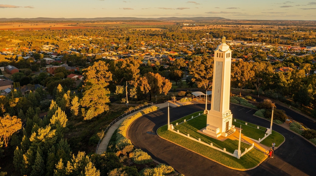 Memorial Hill Lookout which includes tranquil scenes and landscape views