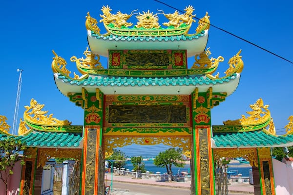 Vietnam featuring a temple or place of worship