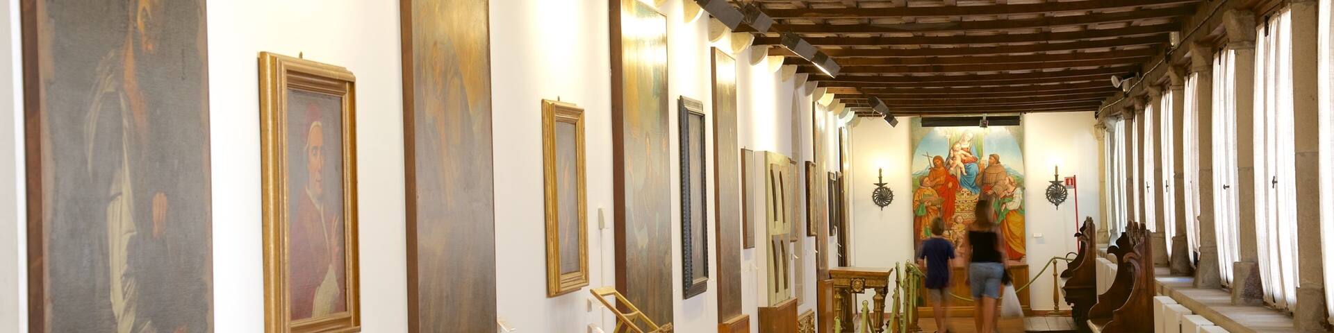 San Marino which includes interior views