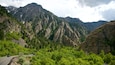 Salt Lake City showing a gorge or canyon and tranquil scenes