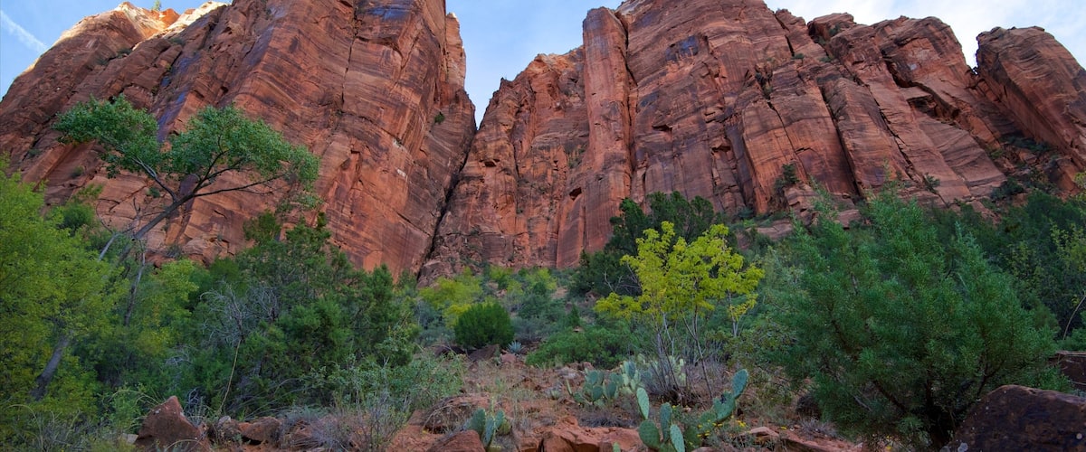 Kayenta Trail which includes a gorge or canyon