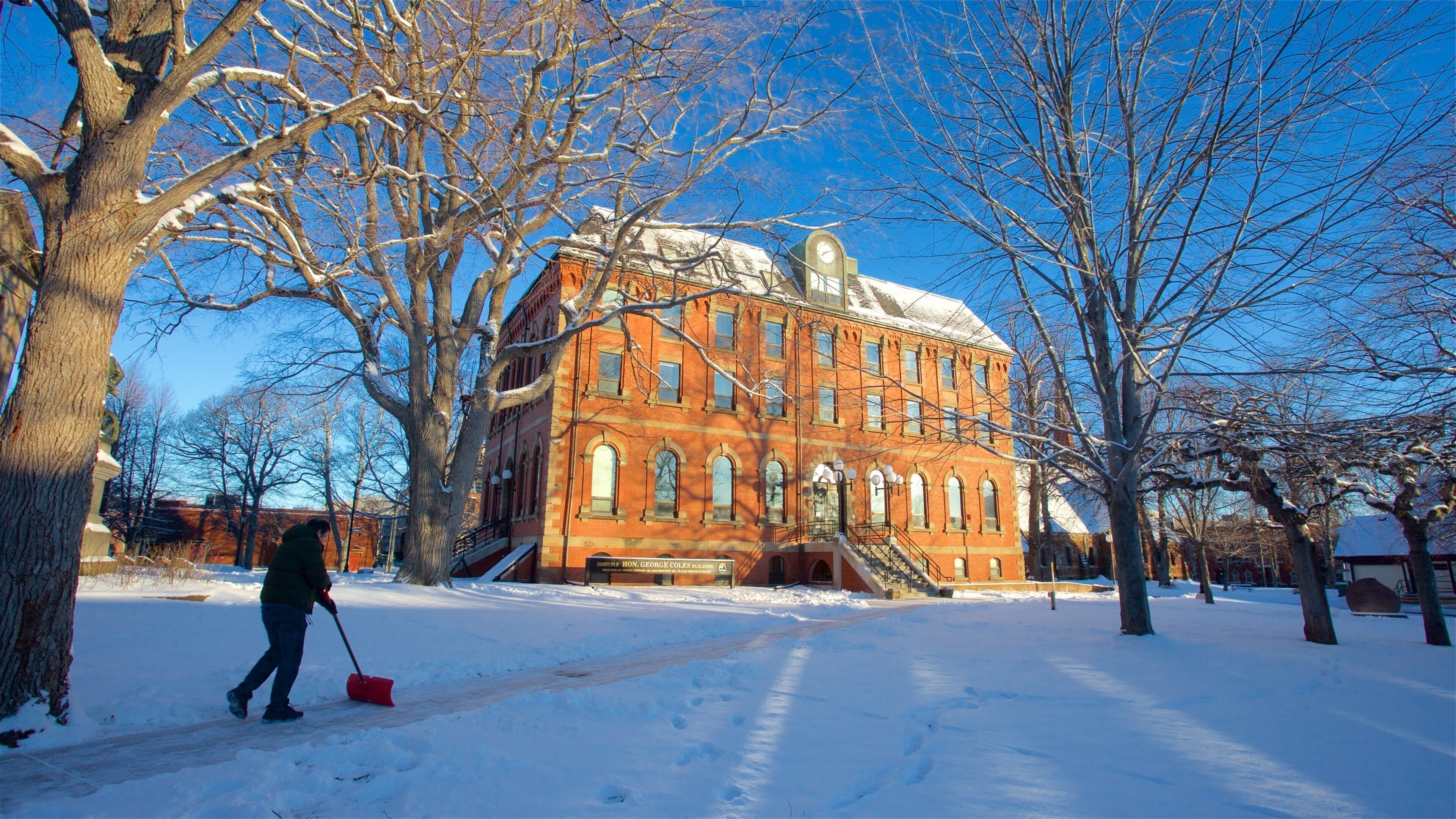 Charlottetown inclusief sneeuw