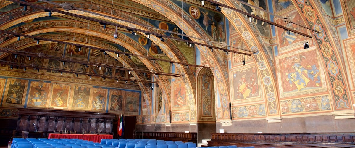 Perugia which includes interior views and heritage architecture