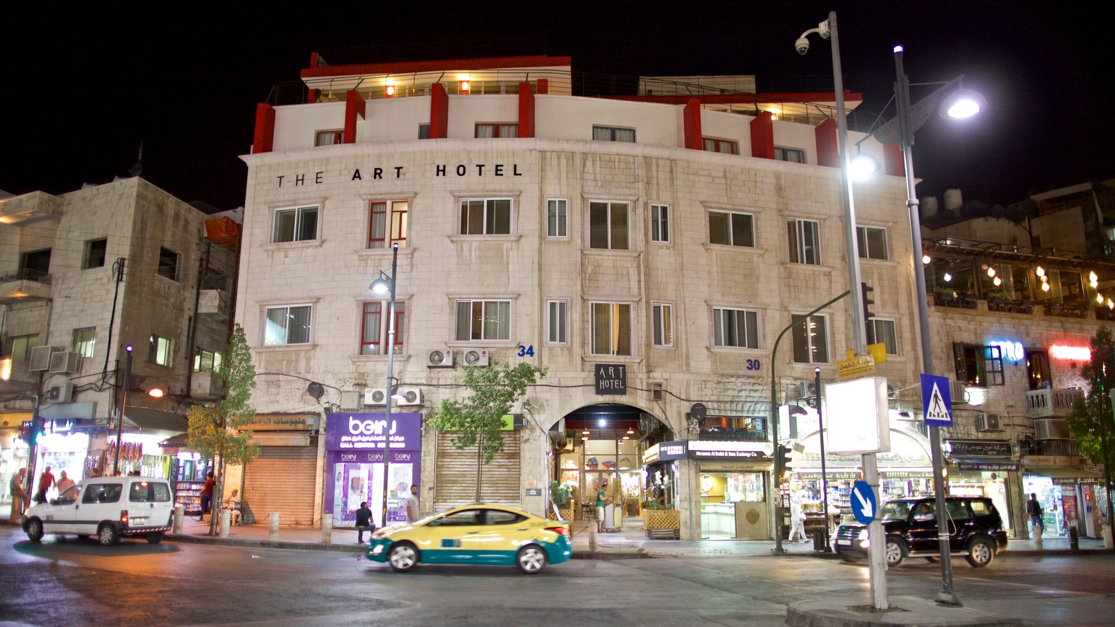 Amman featuring night scenes