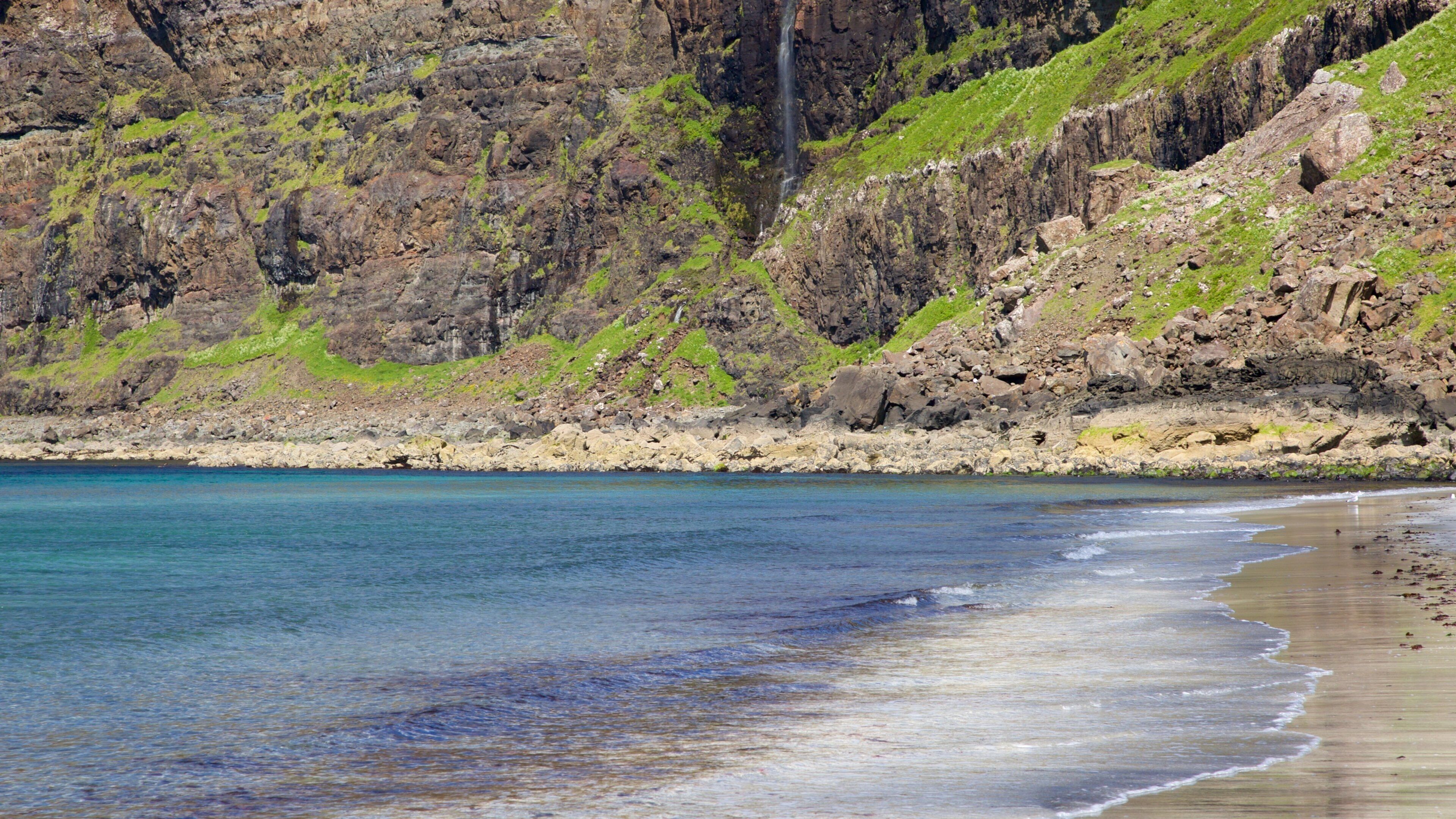 Isle of Skye featuring rugged coastline, general coastal views and a beach