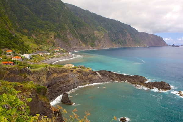 Madeira Island which includes rocky coastline