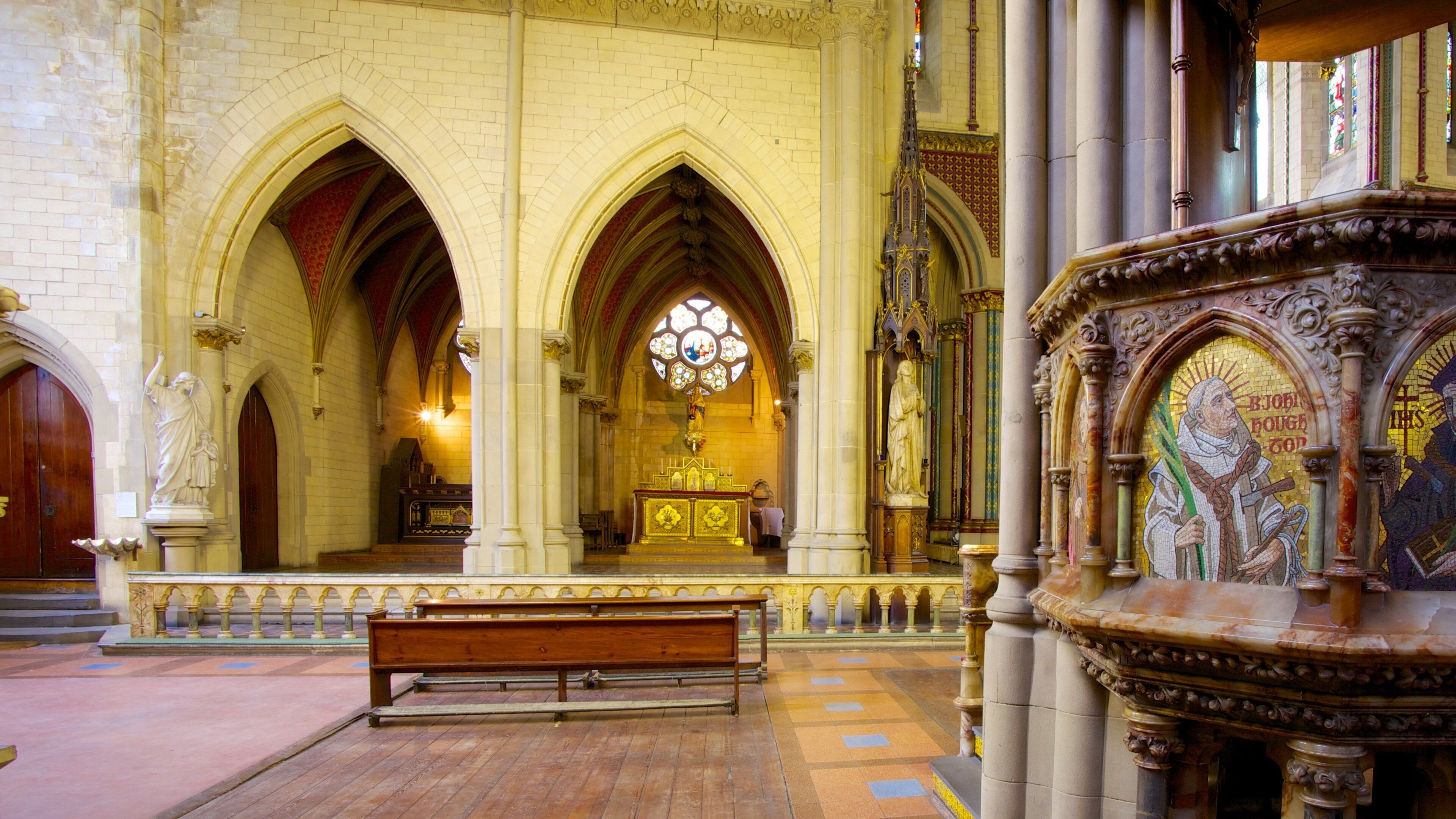 England featuring a church or cathedral, interior views and religious aspects