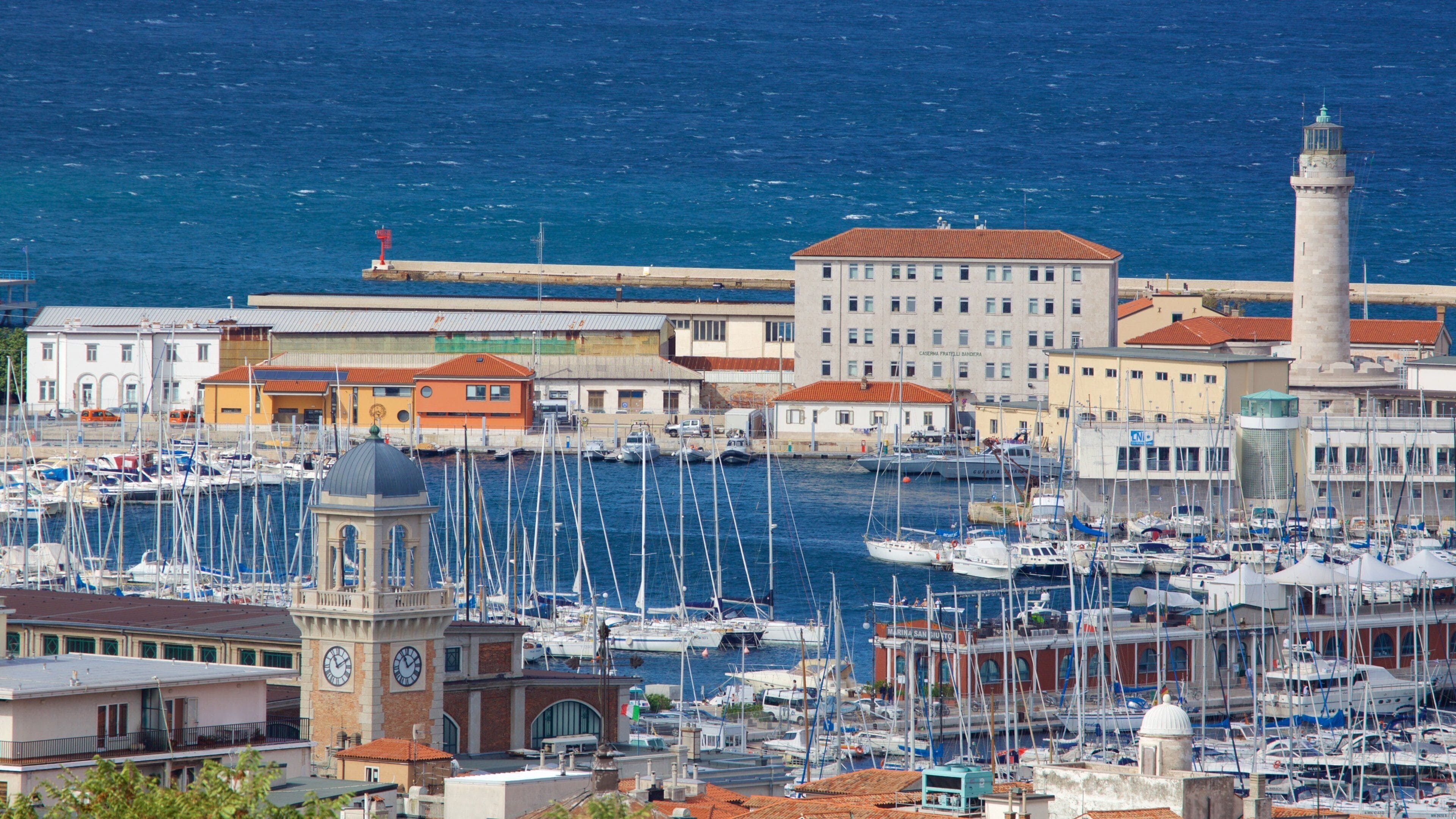 Trieste featuring sailing, boating and a marina