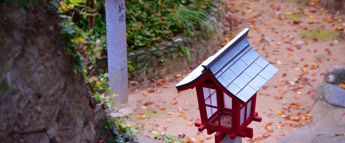 Kyushu and Okinawa showing a temple or place of worship