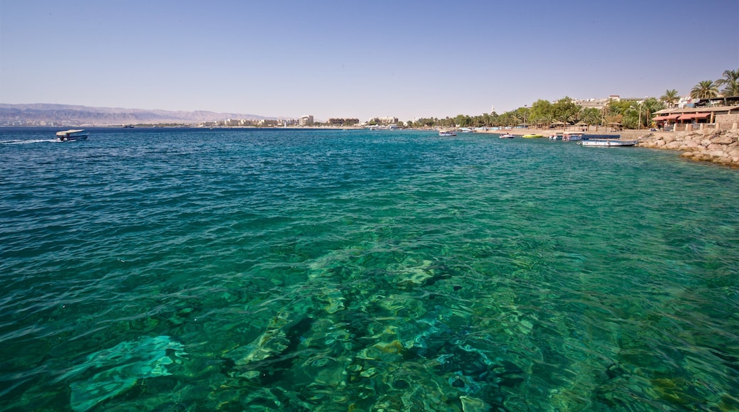 The Great Arab Revolt Plaza which includes general coastal views