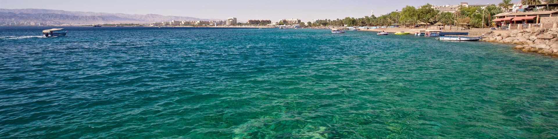 The Great Arab Revolt Plaza which includes general coastal views