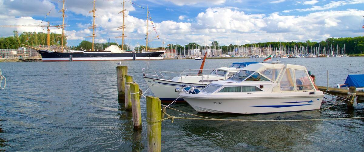 Travemünde das einen Bucht oder Hafen