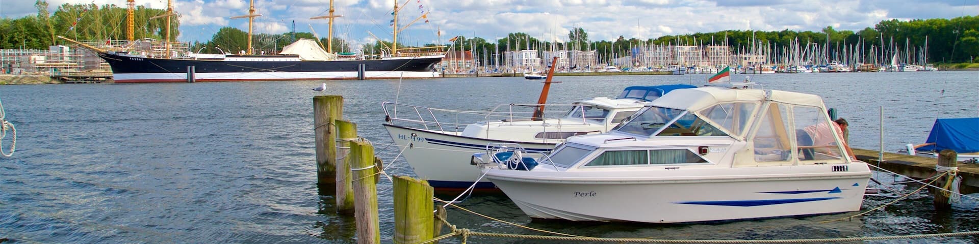 Travemünde das einen Bucht oder Hafen