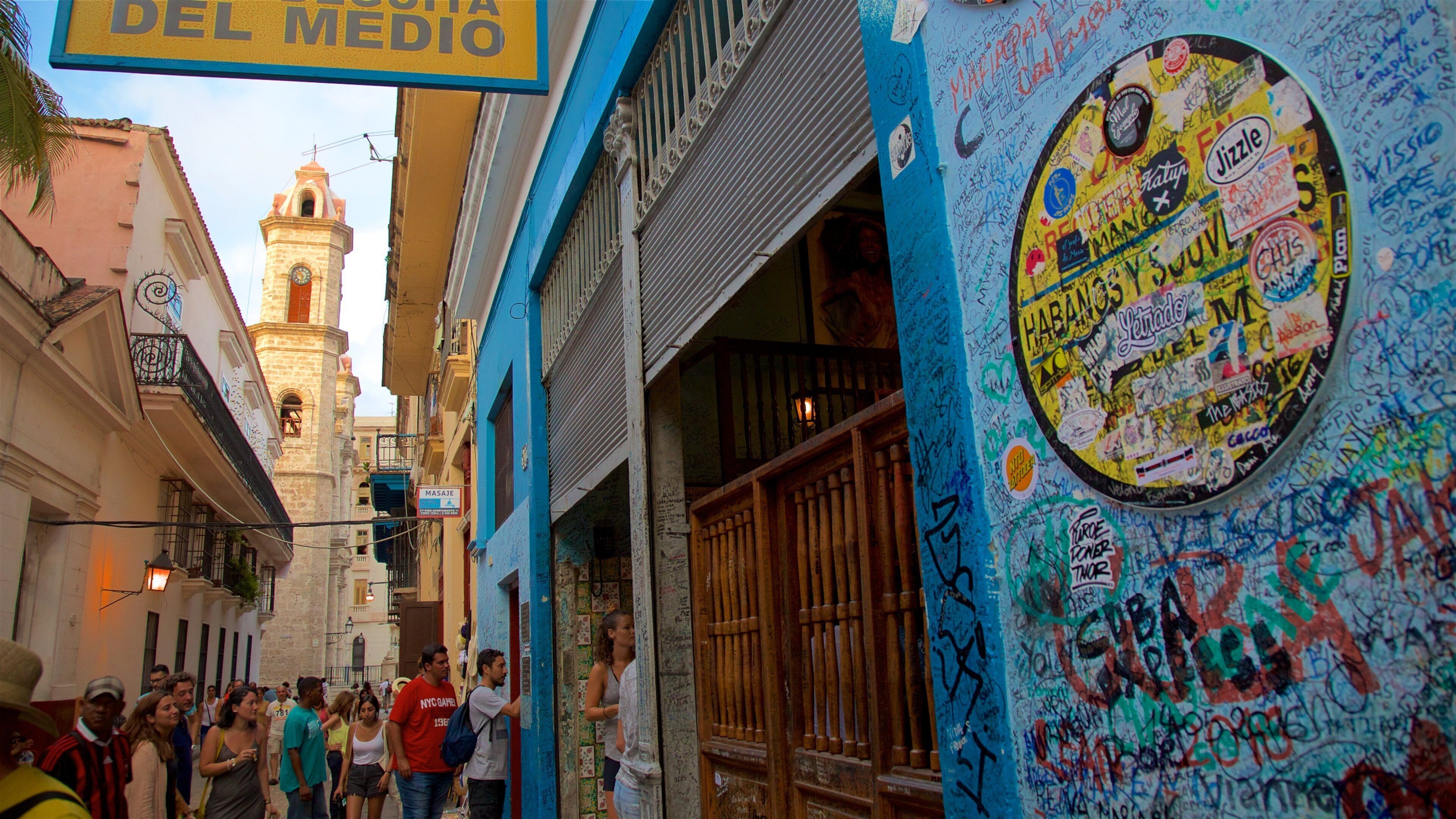 Havana joka esittää kyltit ja perintökohteet