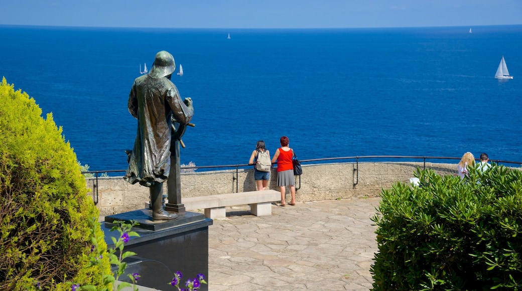 Monaco welches beinhaltet Ansichten und allgemeine Küstenansicht