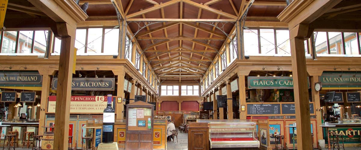 ซันตันเดร์ เนื้อเรื่องที่ การตกแต่งภายใน, บาร์ และ ตลาด