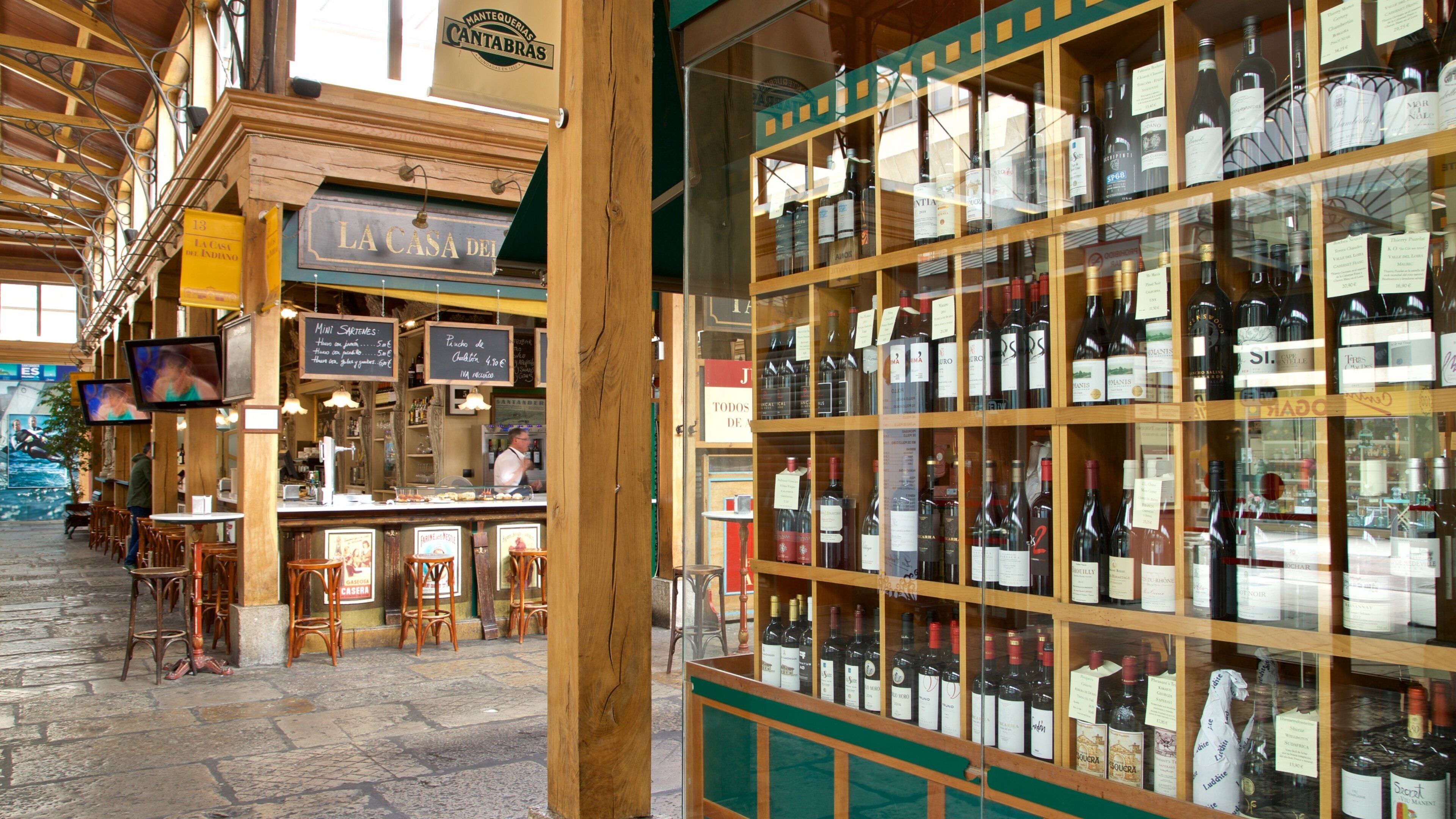 Santander featuring drinks or beverages, interior views and a bar