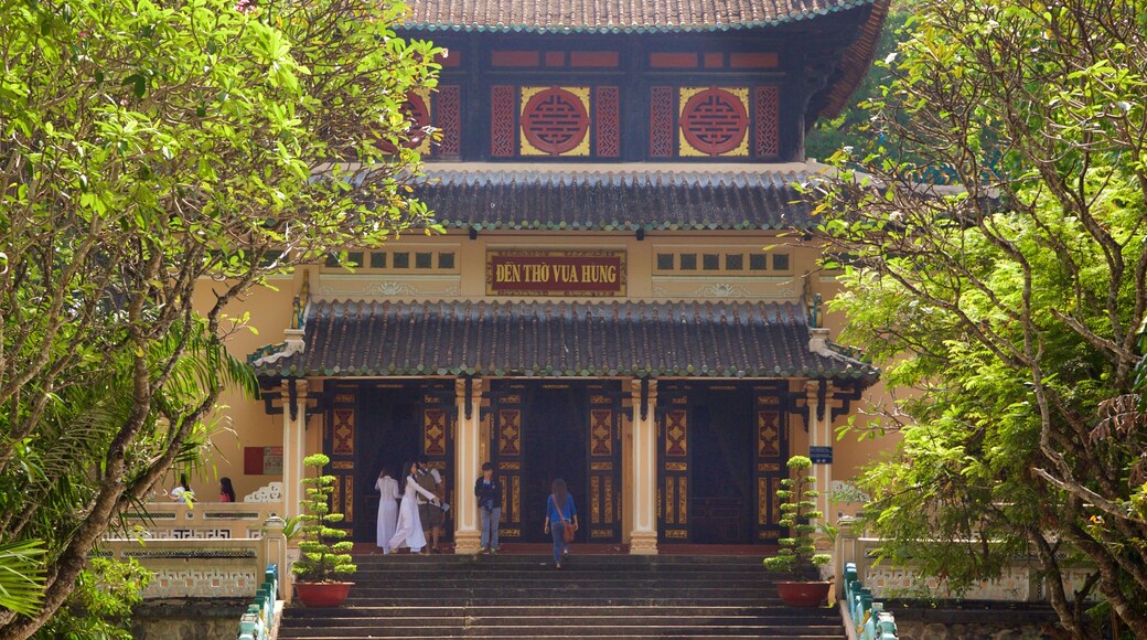 Ho Chi Minhstad toont een tempel of gebedshuis