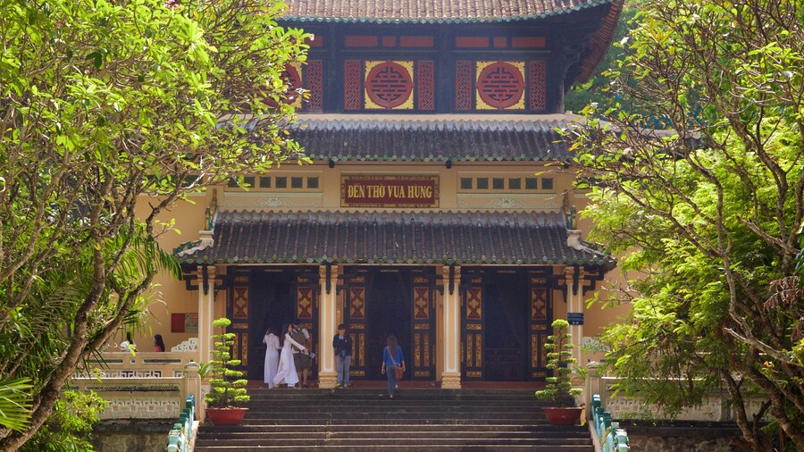 Ho Chi Minh-byen og byder på et tempel eller et tilbedelsessted