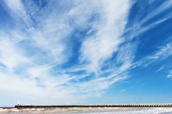 Partially clouded in Nieuwpoort