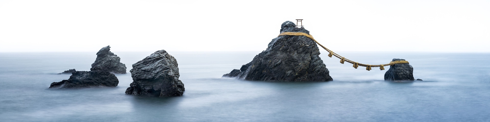 Meoto iwa Felsen in Ise Japan