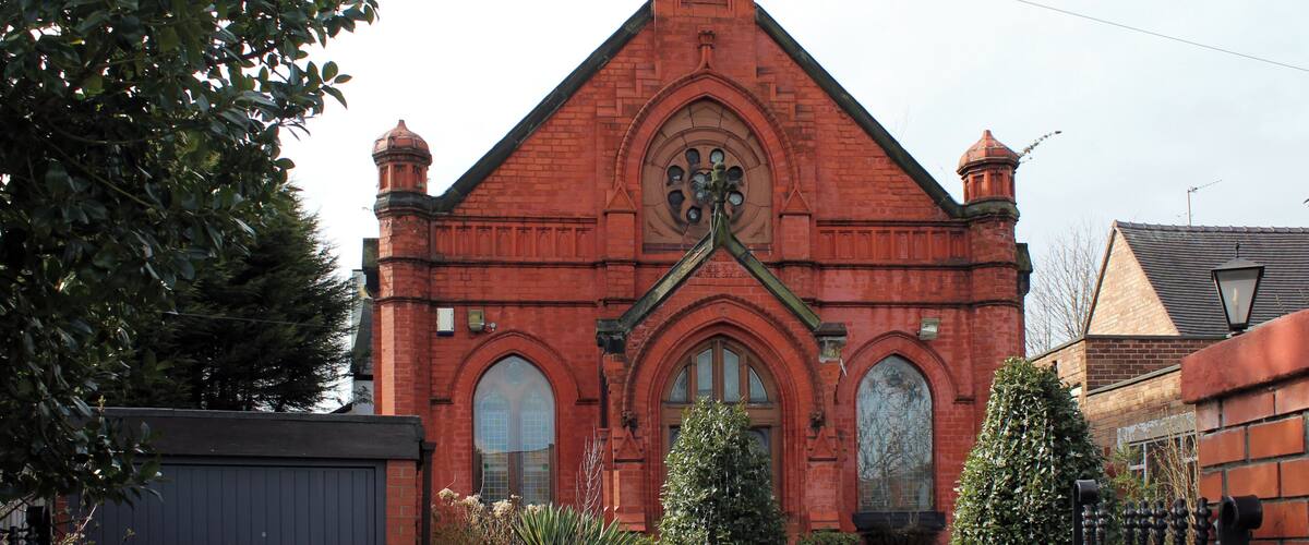 Former congregational church (later United Reformed), now converted into a dwelling, Thomas Lane, Knotty Ash.