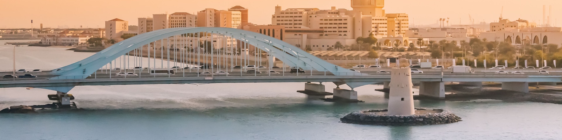 Al Maqta bridge and fort in Abi Dhabi, UAE