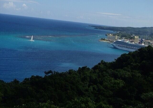 View of our cruise ship from 2014 jamaica cruise!