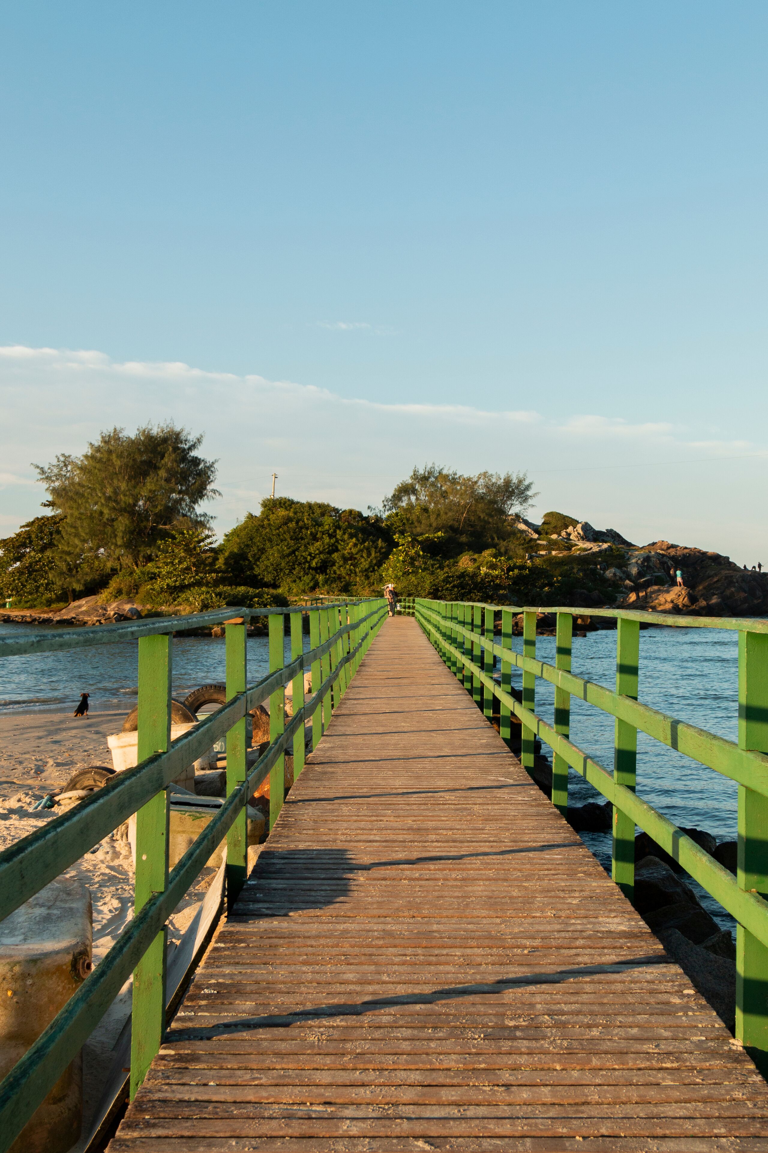 Florianópolis, Santa Catarina, Brazil: June 4, 2016: Armação do Pântano Sul and Traiche destination Campeche Island