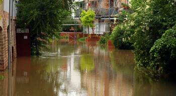 Hochwasser in Heidelberg am 30 MAi 2016