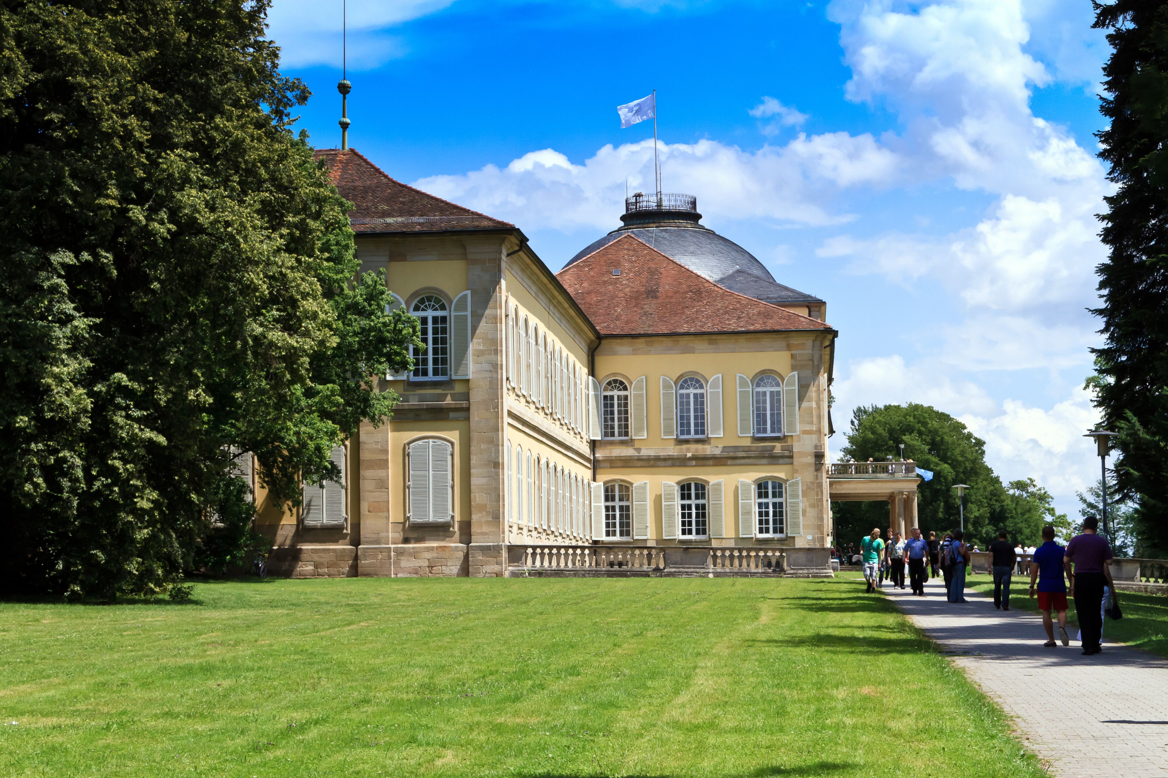 Hohenheim Palace in Stuttgart, Germany, part of the University of Hohenheim, Shutterstock ID 107151200, SF SSA Case with Manager Approval: Case 07151371, Job: Prepay credit, Client/Licensee: , Other: