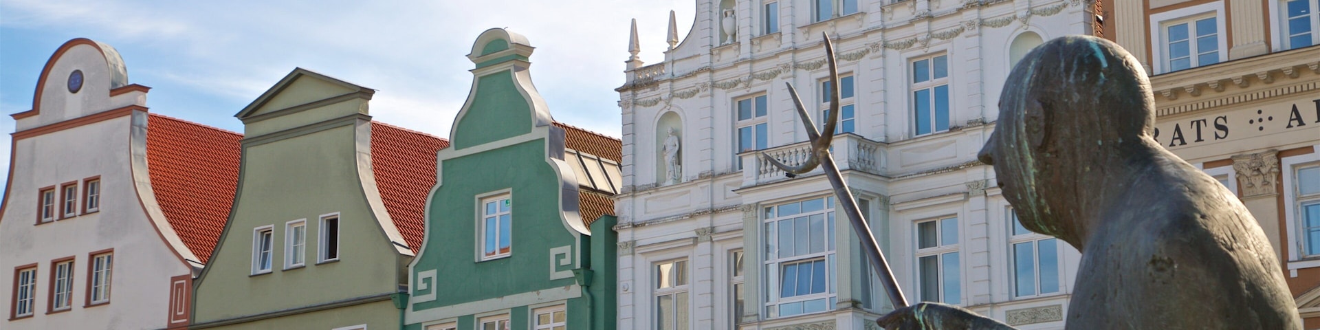 Stadtmitte which includes heritage elements and a statue or sculpture