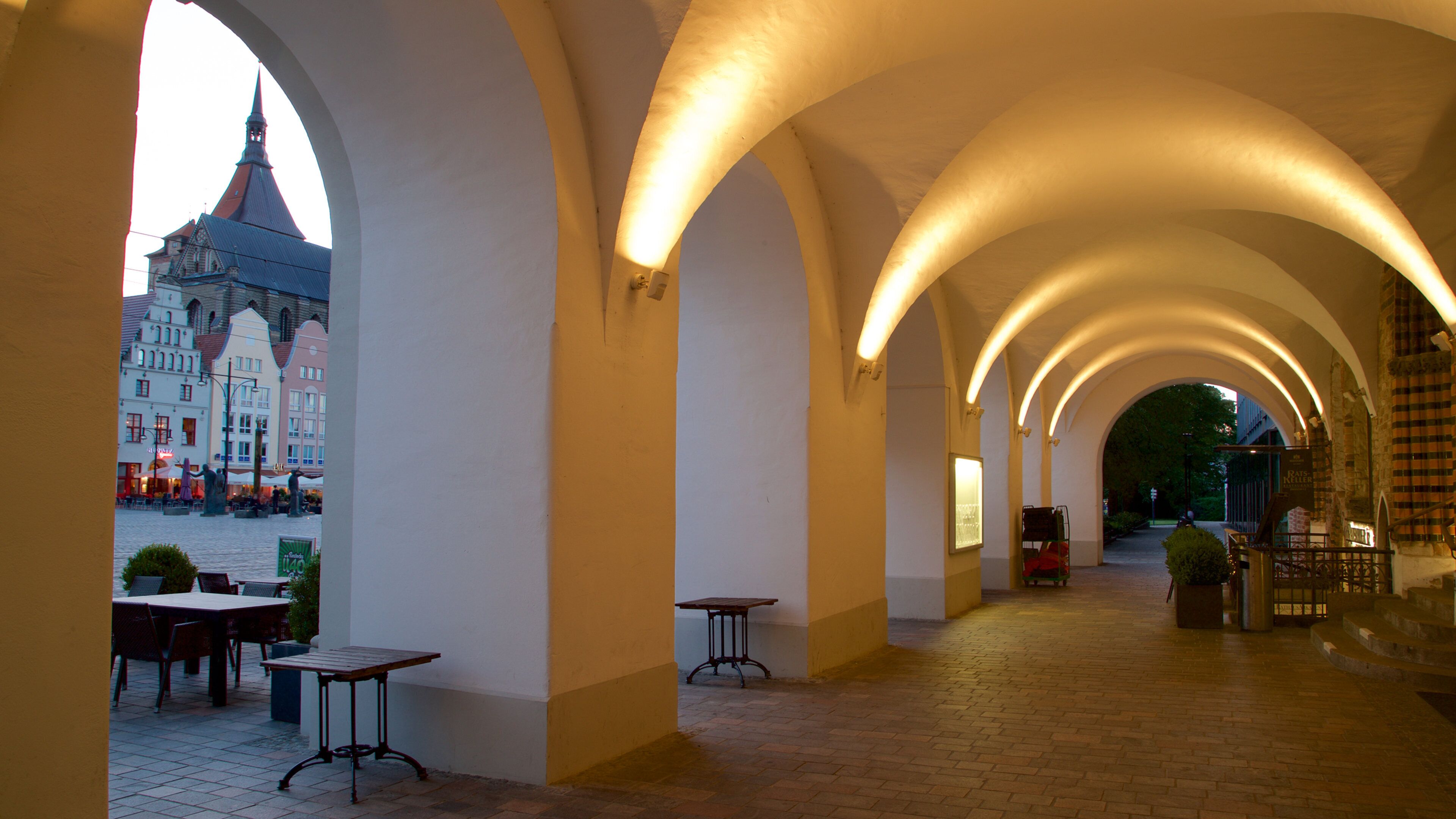 Stadtmitte featuring interior views